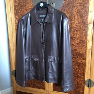 🔥 REDUCED 🔥 Leather Jacket, Banana Republic